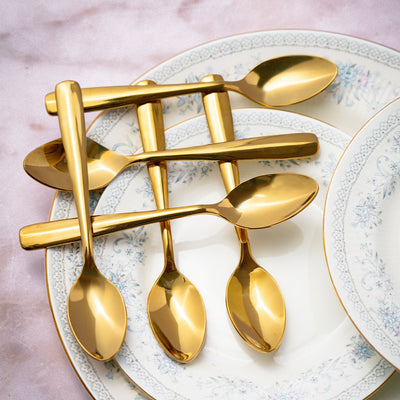 Hemang Gold Cutlery Set