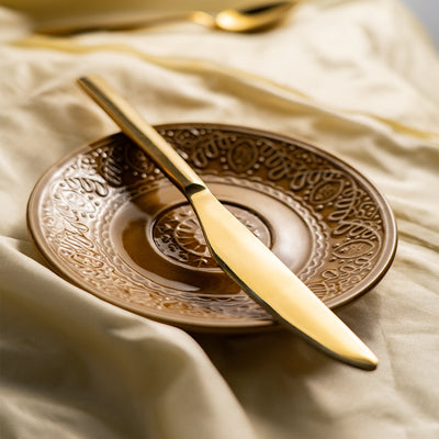 Hemang Gold Cutlery Set