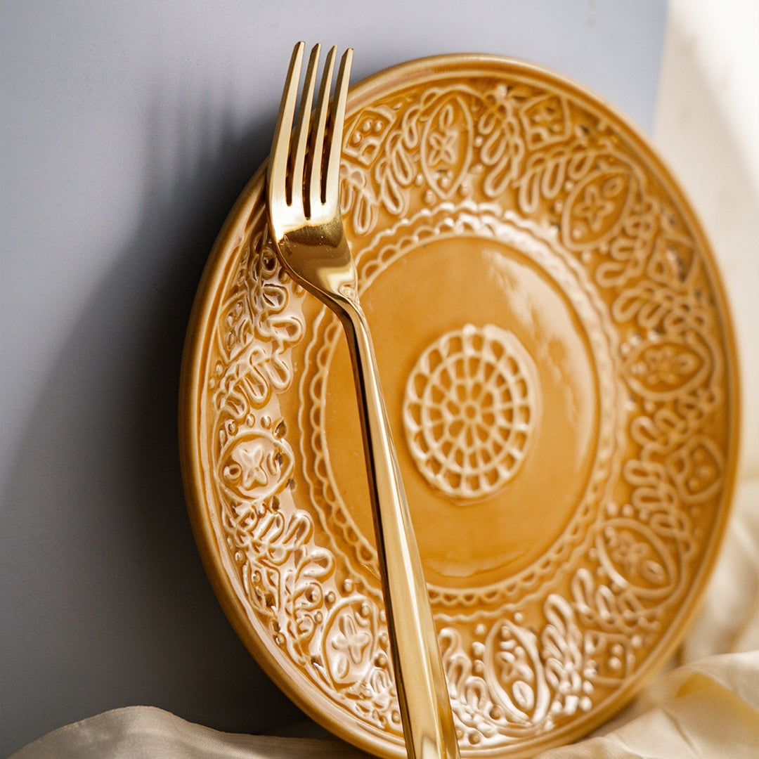 Hemang Gold Cutlery Set