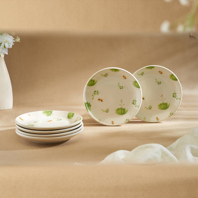 Honey Nectar  Floral Ceramic Dinner Set of 21 pcs