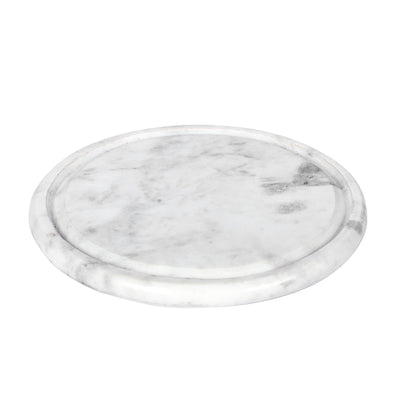 Marbluxe Circular Serving Board with Glass Cover Set of 2
