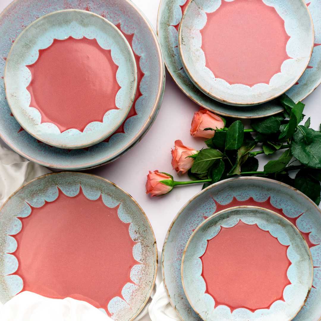 Rouge 54pc Ceramic Dinner Set Amalfiee Ceramics