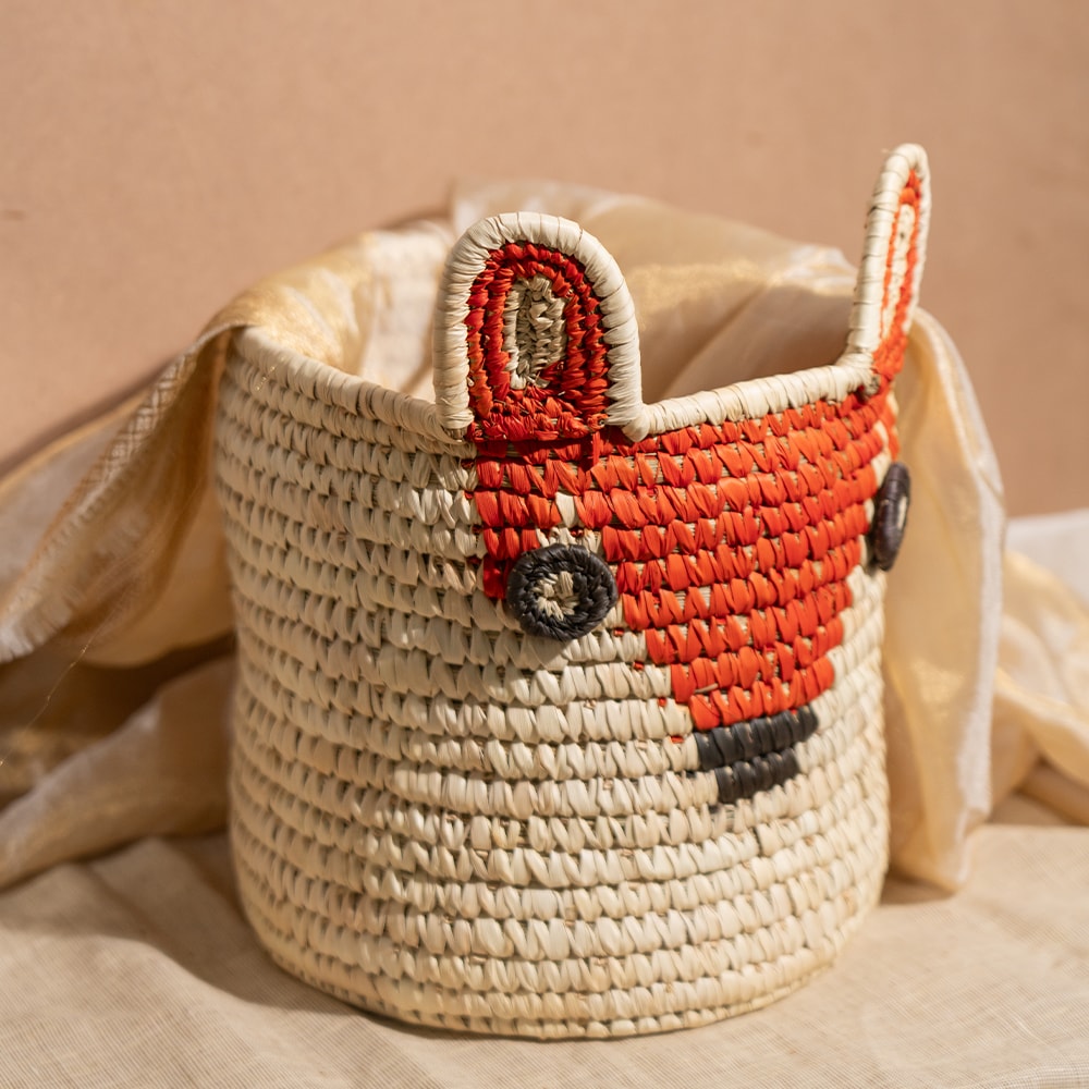 Bunaee Sabai Fox handcrafted Sabai Basket