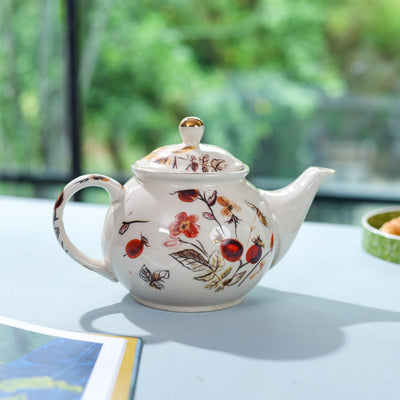 Anaara Floral Printed Ceramic Tea Set of 3 pcs