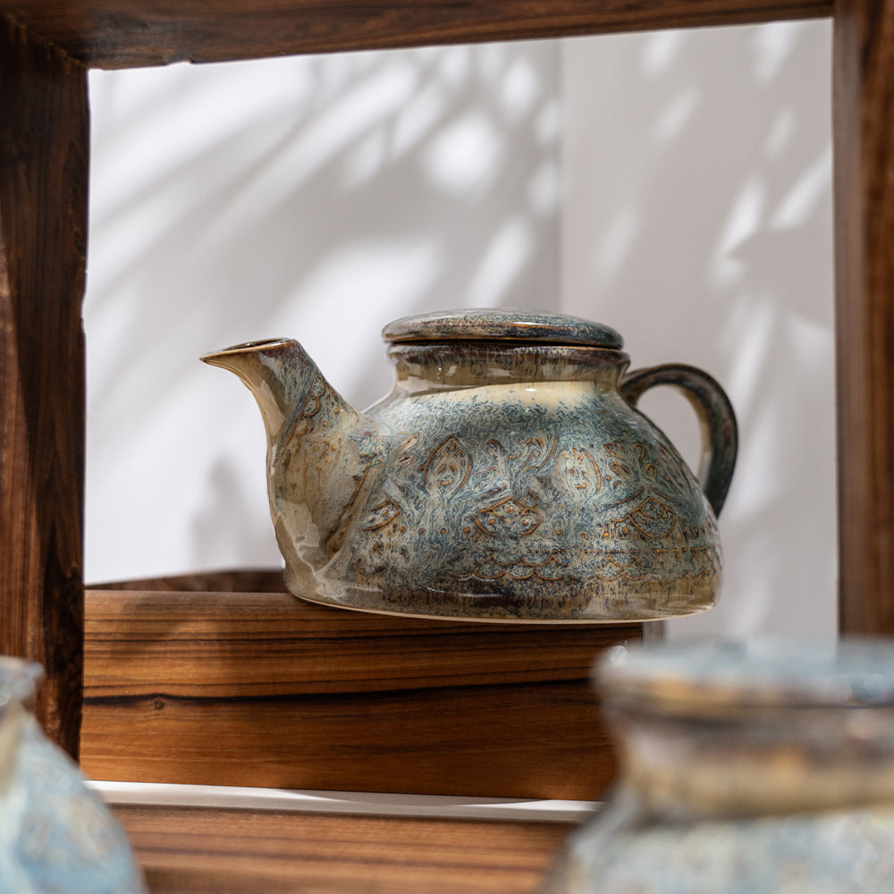 Oshin Exclusive Ceramic Tea Set of 15