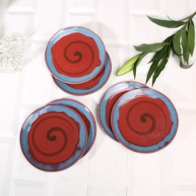 Banafsha Ceramic Quarter Dinner Plate Amalfiee_Ceramics