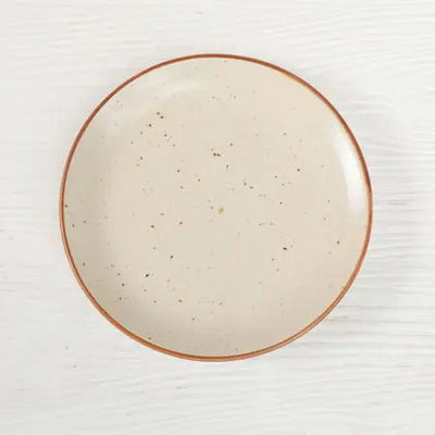 Shwet Handmade Ceramic Dinner Plate and Salad Plate Set (8 pcs set for 4) Amalfiee_Ceramics