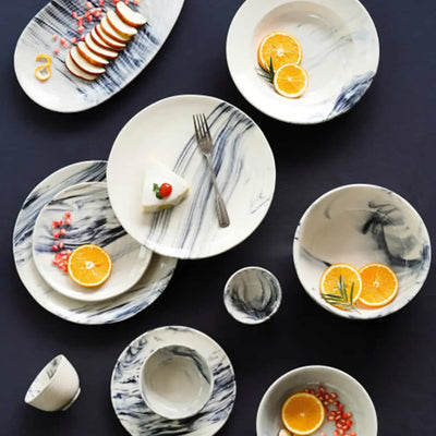 Syaahee Ceramic Dinner Set of 12 Amalfiee_Ceramics